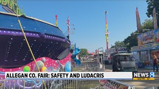 Allegan County fair works to ensure safety fun [upl. by Jc764]