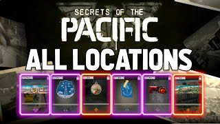 SECRETS OF PACIFIC WARZONE EVENT ALL LOCATIONS All Intel Locations Secrets of the Pacific Guide [upl. by Jolie]