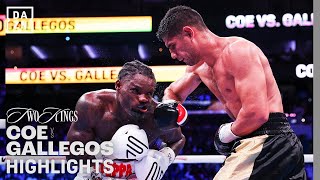 INCREDIBLE UPSET  Khalil Coe vs Manuel Gallegos Fight Highlights [upl. by Sandon]