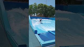 FlowRider Surf Action  Wet n Wild 🏖️ Gold Coast [upl. by Eizeerb32]