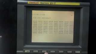 Hitachi Seiki TF20 Fanuc 21T 2MB SRAM card FORMAT error [upl. by Barna555]