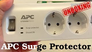 Schneider APC PM5GR SurgeArrest Surge Protector Unboxing [upl. by Oina]