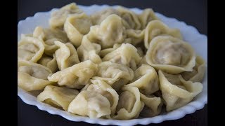 Pelmeni Rezept  Russische Teigtaschen  пельмени [upl. by Hulbard46]