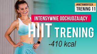 Trening 11 Interwałowy HIIT Trening  Brzuch 🔥 Wyzwanie METAMORFOZA 🔥 Monika Kołakowska [upl. by Therron]