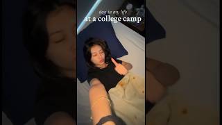 day in my life at a college camp music vlog dayinmylife collegecamp quickgrwm shorts [upl. by Lraep]