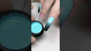 How to Create Ombre Nails with Gel Polish 💅 nails naillover shorts [upl. by Innig]