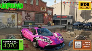 Need For Speed Unbound RTX 4070 Ryzen 5 5600X 1440p Ultra Settings DLSS Quality FG ON [upl. by Ahsinned]