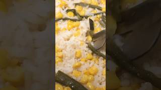 Arroz blanco con elote y chile poblano rico y esponjoso receta [upl. by Clerc]