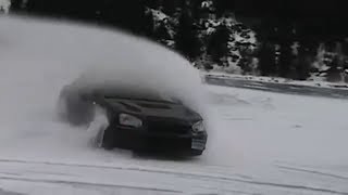 雪道でドリフトをするインプレッサたち SUBARU WRX STI [upl. by Yeslehc]