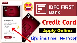 IDFC First Bank Credit Card 2024  IDFC First Bank Credit Card Apply Online  IDFC Bank Credit Card [upl. by Desberg793]