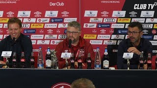 Die PK nach dem 13 gegen die TSG [upl. by Adnwahsal]