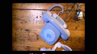 Replace dial cover on PMGTelecom ACF 802 rotary dial vintage phone [upl. by Anitnas]