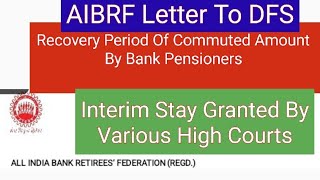 Bank Pensioners Recovery Of Commuted Value Of Pension [upl. by Terrance285]