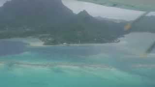 Flying into Bora Bora [upl. by Hausmann401]