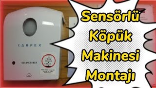 Sensörlü Köpük Sabun Makinesi kutu açılışı ve Montajı  Foam Machine box opening and assembly [upl. by Madaras810]