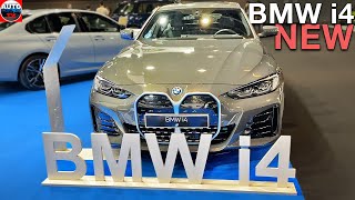 New BMW i4 eDrive40 2024  Visual REVIEW exterior amp interior [upl. by Oeniri]