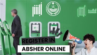 HOW TO REGISTER amp ACTIVATE ABSHER ACCOUNT ONLINE  self service Machine  absher absheraccount [upl. by Daugherty]