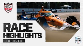 Race Highlights  2024 Ontario Honda Dealers Indy Toronto  INDYCAR SERIES [upl. by Rozalin818]