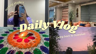 Daily vlog🍃 Life of a Nursing Student💉❤️‍🩹 Going back to Guwahati and more [upl. by Denman224]