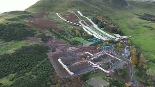 Aerial Drone Destination HillEnd  Construction Site [upl. by Hannis]