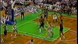 Drazen Petrovic Highlights Portland  Boston Mar7 1990 [upl. by Kentiggerma61]