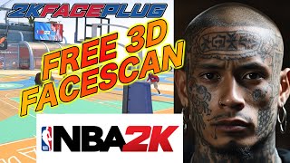 FREE TATTOOED GANGBANGER 3D FACE SCAN ALL 2K VERSIONS [upl. by Seidnac]