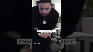 Drake Says “You Need Facts” To Take Him Out On xQc Stream 🥊  Billboard  Shorts [upl. by Naro]