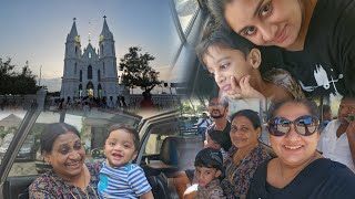 പിള്ളേരുമായി വേളാങ്കണ്ണിയിലേക്ക് ഒരു ROAD TRIP  dimplerose  familyvlog  travelvlog [upl. by Isawk]