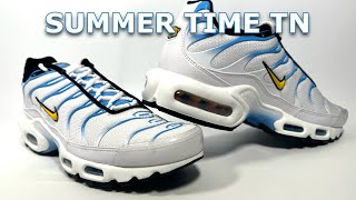 2023 Nike Air Max Plus TN University Blue Gold Review  Summertime TN [upl. by Kumler]