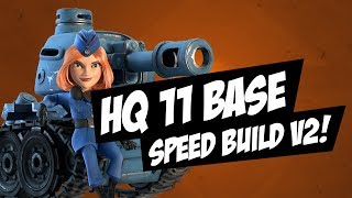 BEST HQ 11 LAYOUT EVER  Boom Beach [upl. by Ettezoj]