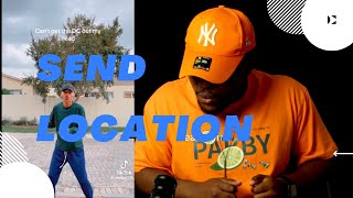 Send Location dance challenge  Celebrity edition  skeem sam  amapiano  challenge [upl. by Tran]