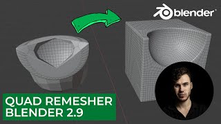 Quad Remesher в Blender 29  Авто ретопология  Уроки на русском для начинающих [upl. by Naj]