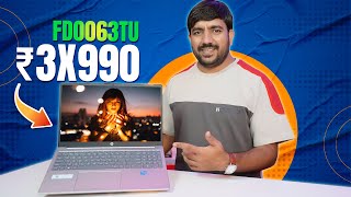 HP 15 FD0063TU Intel Core i3 Laptop 2024 Model⚡Best Laptop Under Rs 35K🔥 Unboxing amp Review Hindi [upl. by Giwdul705]