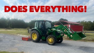 John Deere 5075E does everything [upl. by Areit991]