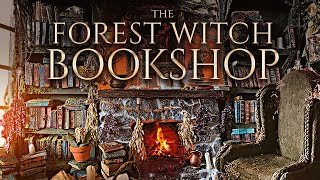 The Forest Witch Bookshop 📚🔮 Ambience amp Soft Music  Collaboration with noelleburdminiatures3027 [upl. by Schnorr591]