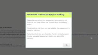 Students  Turnitin explained with draft submissions [upl. by Landsman]