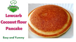 Lowcarb pancake using coconut flour [upl. by Enogitna]