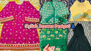 Casual Stylish Dresses Designs  Lawn Dresses  Dresses Designing  By  Dila with DesigNs [upl. by Schiro]