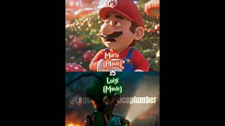 Mario Movie vs Luigi Movie mariomovie mariovsluigi vsedits edits marioedit [upl. by Lamaaj436]