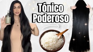 AGUA DE ARROZ PARA EL CABELLO 🍚 Hace crecer tu cabello 3 veces más rápido 😍 [upl. by Lot]