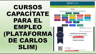 TUTORIAL REGISTRO A CAPACÍTATE PARA EL EMPLEO [upl. by Llehcear602]