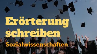 Erörterung in SoWi schreiben 👩🏼‍💼 Wie geht das Was muss man beachten Abitur Vorbereitung ✅ [upl. by Onaicram969]