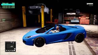 GTA 4  CAR CUSTOMIZATION  GARAGE EXTRAS BULLETPROOF TIRES COLOR MIXTURE [upl. by Clance]