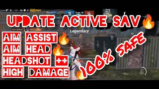 UPDATE ACTIVE SAV AIM ASSIST AIMHEAD🔥headshot [upl. by Goodrow]