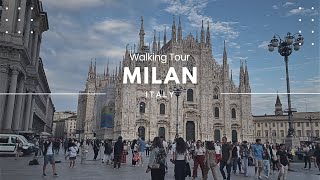 4K Milan Italy  Milan Walking Tour  Milano [upl. by Reede]