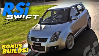 GT7  Signature Swift RSi Tune Setup  Special Projects Bonus Build  Gran Turismo 7  Suzuki Swift [upl. by Zsolway]