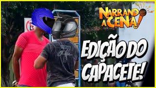 🔴 NARRANDO A CENA  EDIÇÃO DO CAPACETE tentenãorir resenha humor [upl. by Enivid]