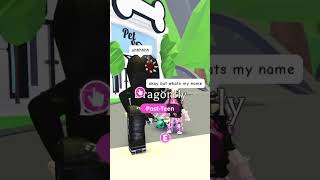 I was filming then this happened💀 shorts adoptmelegendary funny giveaway adoptme adoptmefree [upl. by Broome]