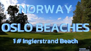 Oslo Beaches  Ingierstrand Beach  Walking Tours  4k  🇳🇴  Relaxing music [upl. by Mattheus]