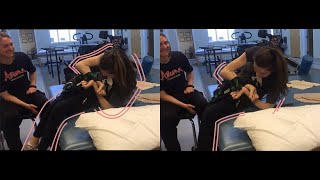 C5C6 Quadriplegic Supine to Sitting Transfer at Therapy [upl. by Atoked]